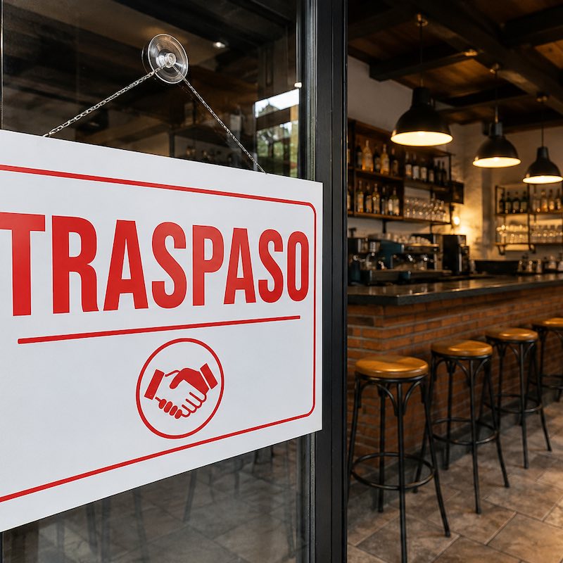 modelo de contrato de traspaso de local de negocio, bar, restaurante, comercio, tienda, cafetería, etc.